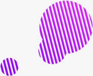 紫色渐变圆形条形纹理免抠