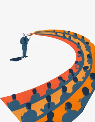 正在演讲的人PNG免抠