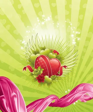 梦幻心形纹理背景素材高清