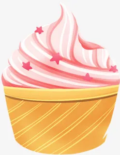 卡通杯子蛋糕免抠