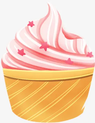 卡通杯子蛋糕免抠
