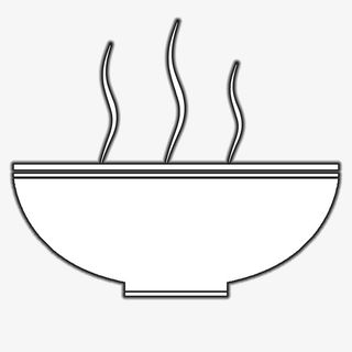 冒热气的白色饭碗免抠