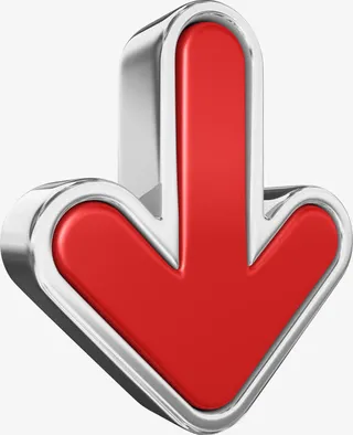 金属质感箭头免抠