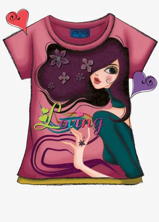 韩国时尚人物插画png图片免抠