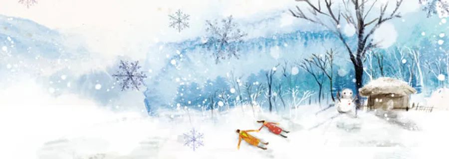 梦幻清新手绘卡通背景