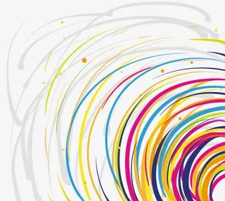 炫彩线条底纹免抠