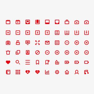 54个免费矢量图标免抠