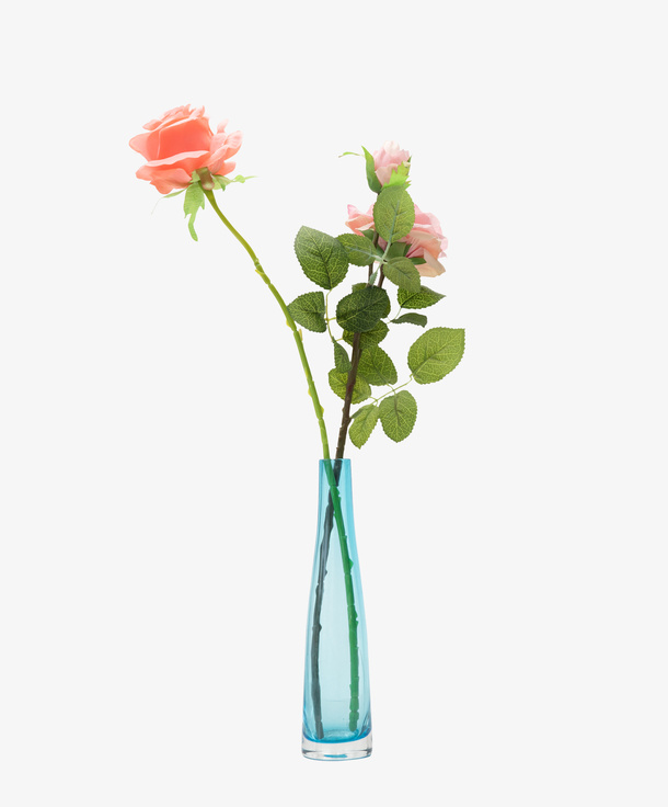 卡通手绘粉色的鲜花免抠