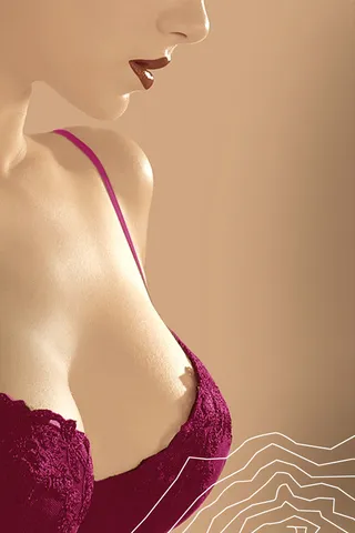 手绘女性内衣宣传海报背景高清