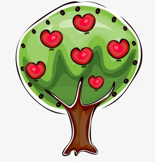 清新卡通春天主题矢量素材免抠