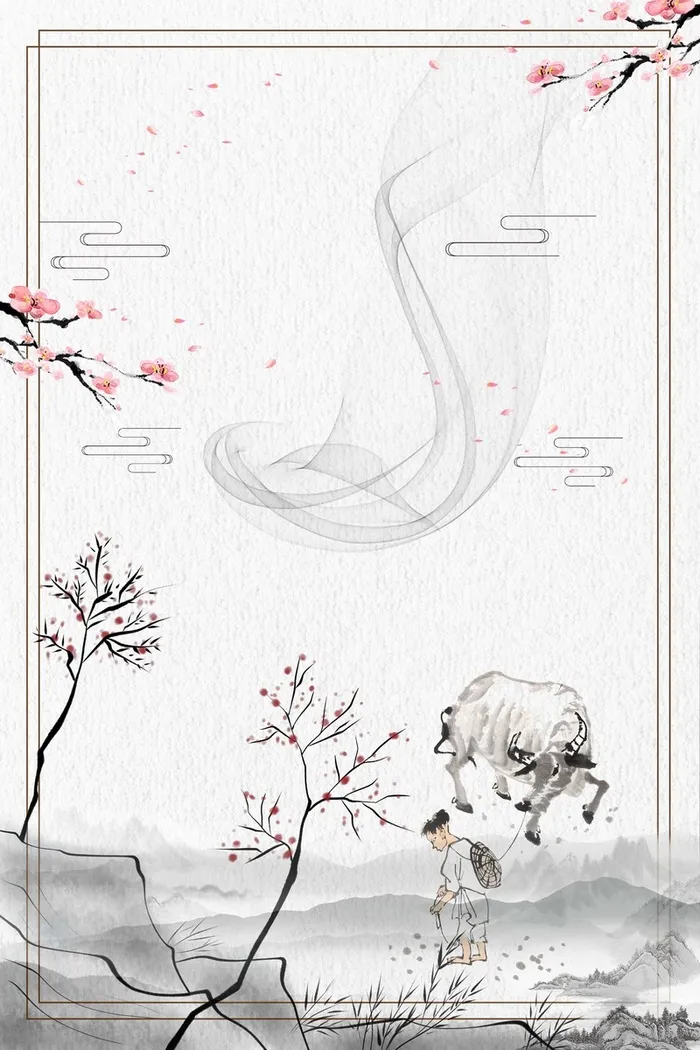 中国风清明节创意海报高清