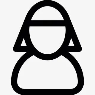 修女的女人图标免抠