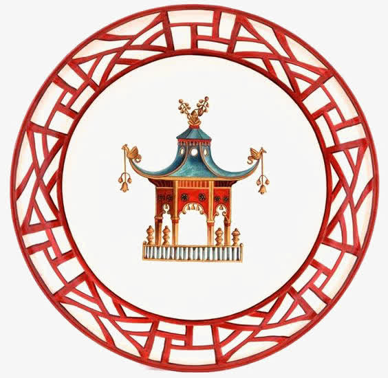 古代凉亭免抠