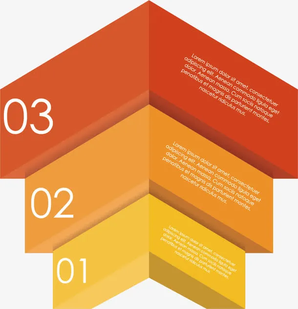 矢量立体箭头免抠