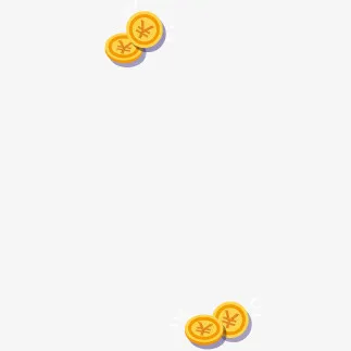 金币钱包卡通电商免抠