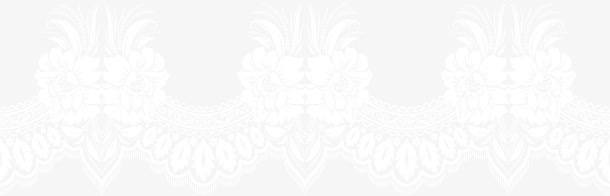 白色蕾丝花边素材免抠