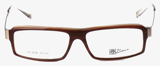 暗红色边框毕加索眼镜免抠