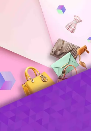 时尚创意清仓大促海报高清