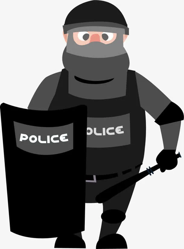 武警战士免抠