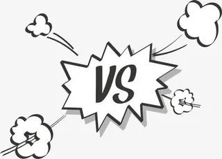 爆炸效果对比框免抠