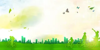 绿化运动背景模板高清