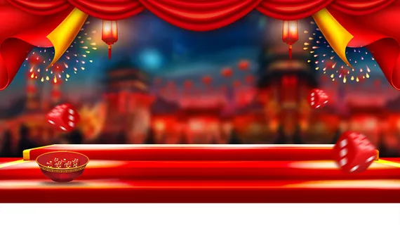 2019年猪年背景海报高清另类其他背景