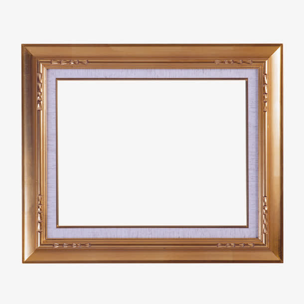 实木奖状框免抠