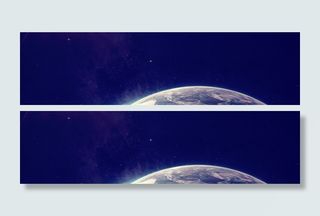 蓝色星空背景高清