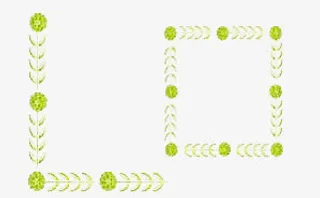 绿色边框免抠