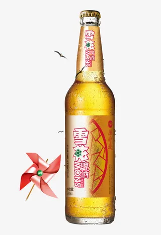 雪花啤酒免抠