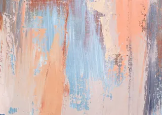 蓝粉色晕染颜料壁纸免抠