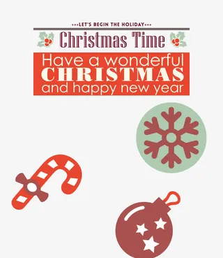 圣诞素材矢量图免抠