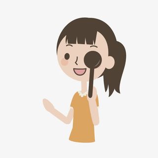 卡通视力检查免抠