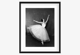 中堂画图标手绘挂画图片 芭蕾画免抠