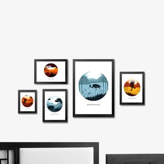 相框组合展示免抠