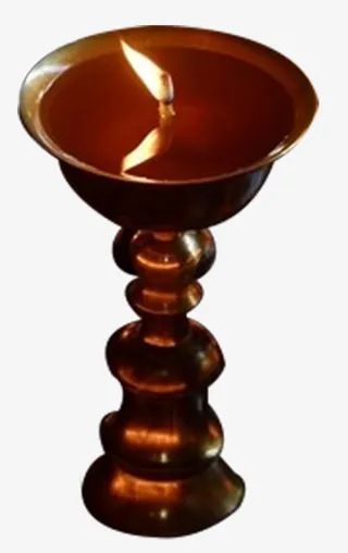 古代长明灯油灯免抠