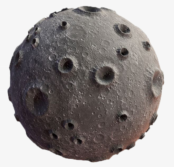 月球月亮星球星星陨石免抠