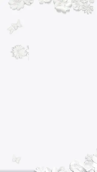 简约花朵小清新H5背景图高清