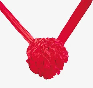 高清开业海报大红花免抠