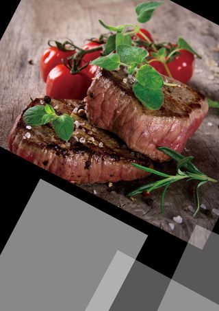美味牛排海报背景模板高清