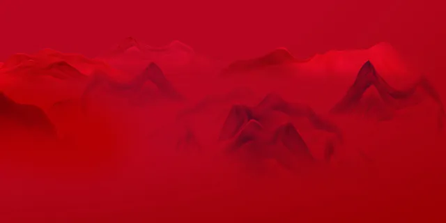 红色山谷新年高清