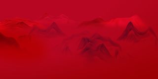 红色山谷新年高清