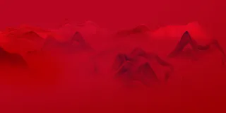 红色山谷新年高清