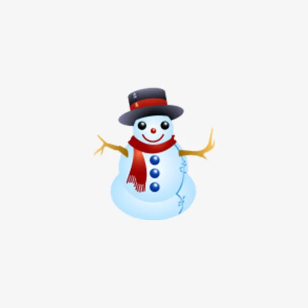 圣诞节雪人素材免抠