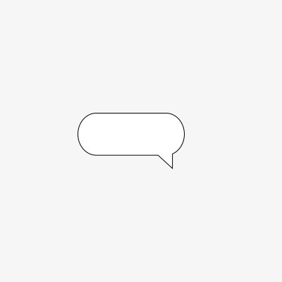 标签气泡对话对白绘画框免抠