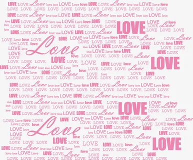 情人节love字底纹元素免抠 情人节love字底纹元素免抠