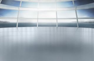 白色高科技大厅海报背景免抠背景卡通/手绘元素