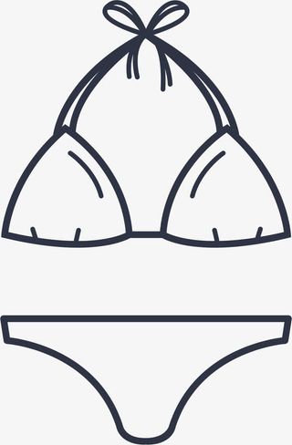 游泳西装比基尼Summer-icons免抠