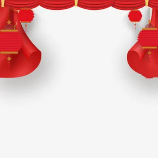 红色喜庆免抠