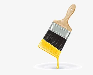 刷油漆的刷子免抠